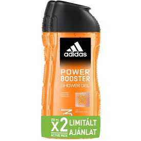 Adidas Power Booster Férfi Tusfürdő 2x250ml