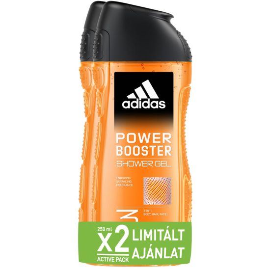 Adidas Power Booster Férfi Tusfürdő 2x250ml