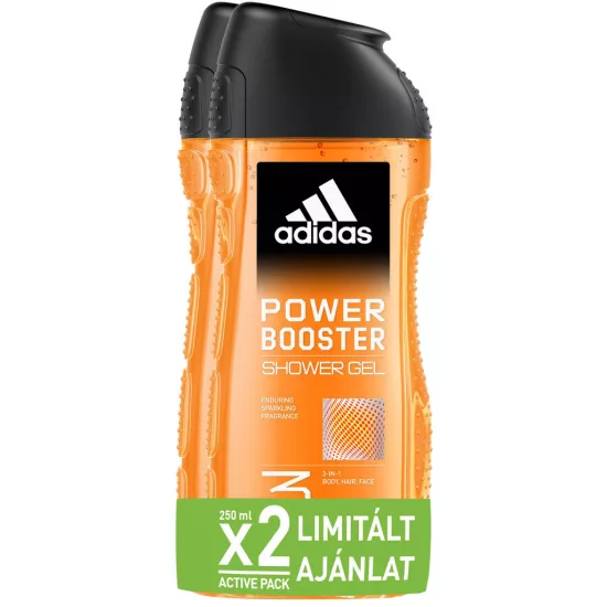 Adidas Power Booster Férfi Tusfürdő 2x250ml
