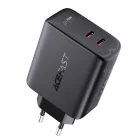 Acefast A9 Hálózati Gyorstöltő 40W PD - 2xUSB-C - Fehér