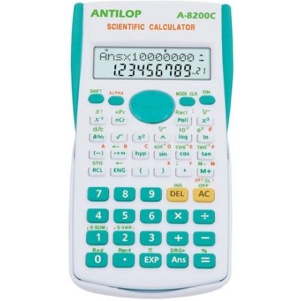 Antilop 8200C Tudományos Számológép Színes Kék