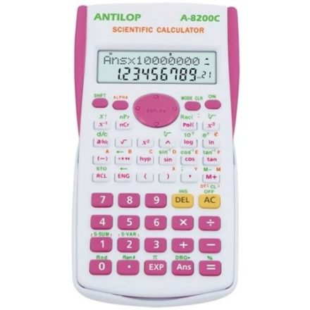 Antilop 8200C Tudományos Számológép - Pink