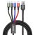 Baseus 4in1 Rapid Series USB - USB-C + micro + 2x Lightning Kábel - 1.2m 3.5A