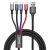 Baseus 4in1 Rapid Series USB - 2xUSB-C + micro + Lightning Kábel - 1.2m 3.5A