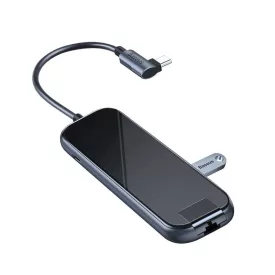   Baseus Mirror Series USB-C HUB 6in1 - 3x USB 3.0 + HDMI 4K + PD + RJ45