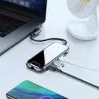Baseus Mirror Series USB-C HUB 6in1 - 3x USB 3.0 + HDMI 4K + PD + RJ45