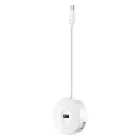 Baseus Round Box USB-C Hub - 1x USB 3.0 + 3x USB 2.0 - 15 cm - Fehér