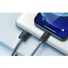 Baseus Dynamic USB-A - Lightning Kábel - 2m 2.4A - Szürke