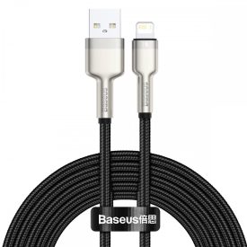 Baseus Cafule USB-A - Lightning Kábel - 2m 2.4A - Fekete Baseus Cafule USB-A - Lightning Kábel - 2m 2.4A - Fekete
