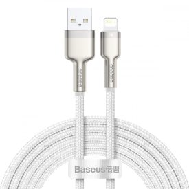 Baseus Cafule USB-A - Lightning Kábel - 2m 2.4A - Fehér Baseus Cafule USB-A - Lightning Kábel - 2m 2.4A - Fehér