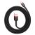 Baseus Cafule USB - Lightning Kábel - 1m 2.4A - Fekete-Piros