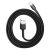 Baseus Cafule USB - Lightning Kábel - 1m 2.4A - Fekete-Szürke