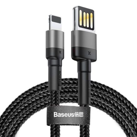 Baseus Cafule Special Edition USB - Lightning Kábel - 1m 2,4A - Fekete-Sz.
