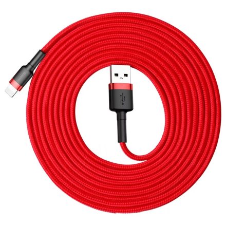 Baseus Cafule USB - Lightning Kábel - 3m 2A - Piros