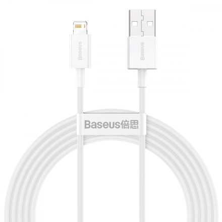 Baseus Superior USB - Lightning Kábel - 2m 2,4A - Fehér