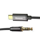 Baseus Yiven Audio Kábel USB-C - Mini Jack 3.5mm - 1.2m - Fekete