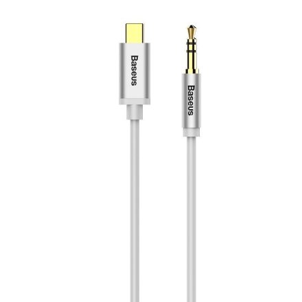 Baseus Yiven Audio Kábel USB-C - Mini Jack 3,5mm - 1,2m - Fehér