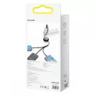 Baseus 3in1 Bright Mirror USB - USB-C + Micro + Lightning Kábel - 1.2m 66W - Fekete