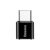 Baseus micro-USB - USB-C adapter - Fekete