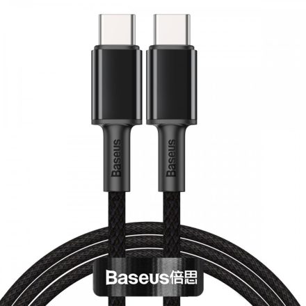 Baseus High Density Braided USB-C - USB-C Kábel - 2m 100W - Fekete