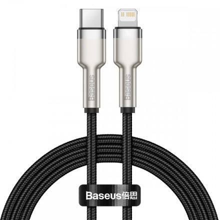 Baseus Cafule USB-C - Lightning Kábel - 1m 20W PD - Fekete