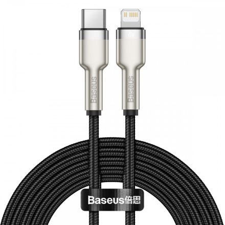 Baseus Cafule USB-C - Lightning Kábel - 2m 20W PD - Fekete