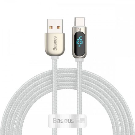 Baseus Display USB - USB-C Kábel - 2m 5A - Fehér