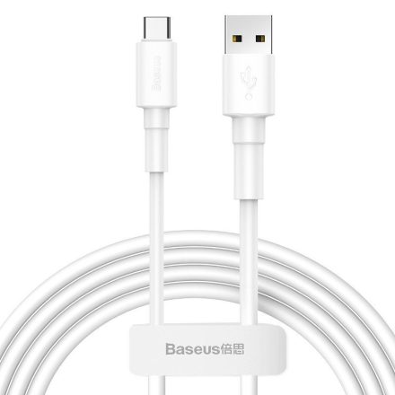 Baseus Mini USB - USB-C Kábel - 1m 3A - Fehér