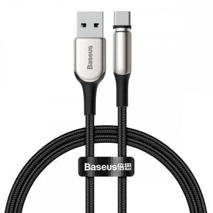 Baseus Zinc Mágneses USB - USB-C Kábel - 1m 2A - Fekete