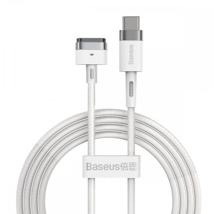 Baseus Zinc Magnetic USB-C - Magsafe 2m 60W Kábel - Fehér