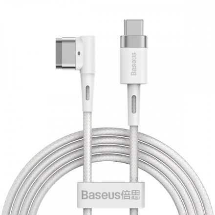 Baseus Zinc Magnetic USB-C - Magsafe 2m 60W Kábel - Fehér