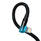 Baseus MVP2 USB-C - Lightning Kábel - 1m 20W - Fekete-Kék