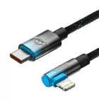 Baseus MVP2 USB-C - Lightning Kábel - 1m 20W - Fekete-Kék