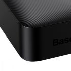 Baseus Power Bank 20000mAh 15W - Bipow - 2xUSB, 1xUSB-C - Fekete