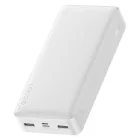 Baseus Power Bank 20000mAh 15W - Bipow - 2xUSB, 1xUSB-C - Fehér
