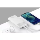 Baseus Power Bank 20000mAh 15W - Bipow - 2xUSB, 1xUSB-C - Fehér