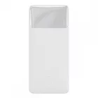 Baseus Power Bank 30000mAh 15W - Bipow - 2xUSB + 1xUSB-C - Fehér