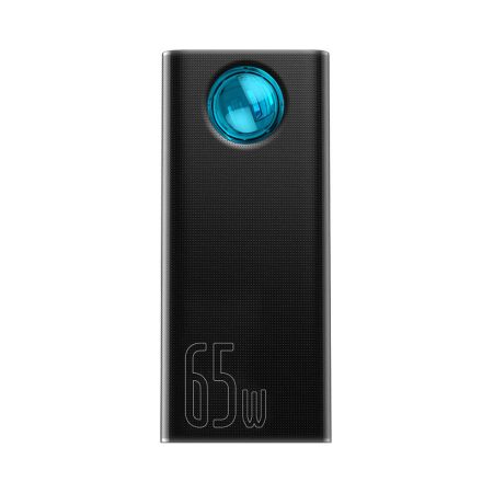 Baseus Powerbank 30000mAh 65W - Amblight - 4x USB + USB-C, QC 3.0, PD - Fekete