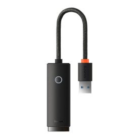 Baseus Lite Series USB - RJ45 Hálózati Adapter - 1000 Mbit - Fekete   Baseus Lite Series USB - RJ45 Hálózati Adapter - 1000 Mbit - Fekete