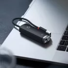 Baseus Lite Series USB - RJ45 Hálózati Adapter - 1000 Mbit - Fekete