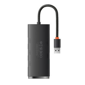 Baseus Lite Series USB HUB - 4x USB 3.0 - 25 cm - Fekete Baseus Lite Series USB HUB - 4x USB 3.0 - 25 cm - Fekete