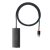 Baseus Lite Series USB HUB - 4x USB 3.0 - 100 cm - Fekete