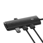Baseus Lite Series USB-C HUB - 4x USB 3.0 - 25 cm - Fekete