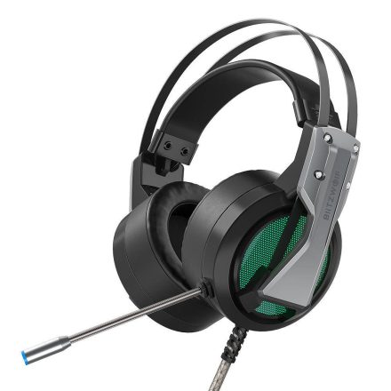 Blitzwolf BW-GH1 Mikrofonos Gamer Fejhallgató