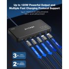 Blitzwolf BW-i100 5in1 Gyorstöltő Állomás - 120W 2xUSB + 3xUSB-C