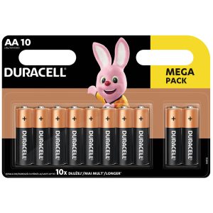 Duracell Basic AA LR6 MN1500 Ceruza Elem, 10 db Duracell Basic AA LR6 MN1500 Ceruza Elem, 10 db