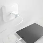 Dudao Hálózati Töltő - 1xUSB-C PD 18W +1m USB-C - Lightning Kábel - Fehér