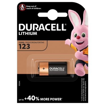 Duracell CR123 3V Lítium Fotó Elem