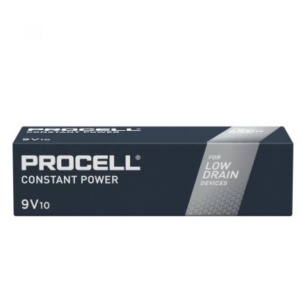 Duracell Procell Constant E-Block 9V PC1604 6LR61 Alkáli Elem x 10 db