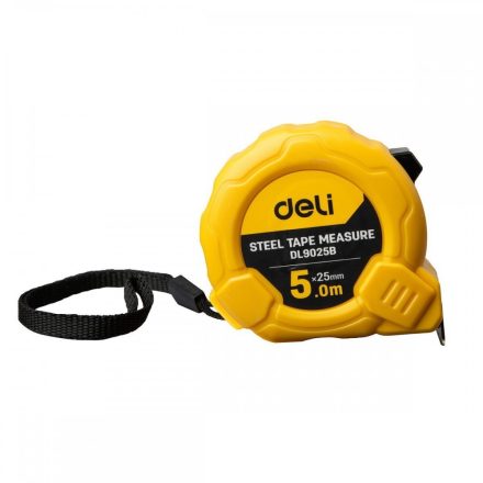 Deli Tools Acél Mérőszalag 5m - 25mm - EDL9025B